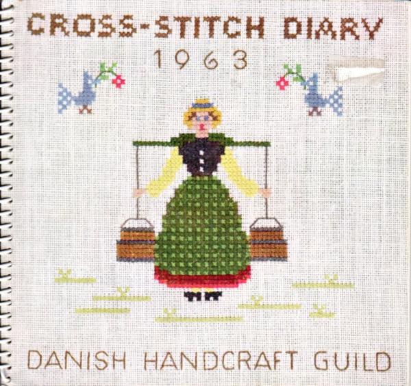 Agnete Wuldem Madsen og Ida Winckler -  danish cross-stitch  - Aarbets Korssting Kalender 1963 ( Haandarbejdets Fremme )